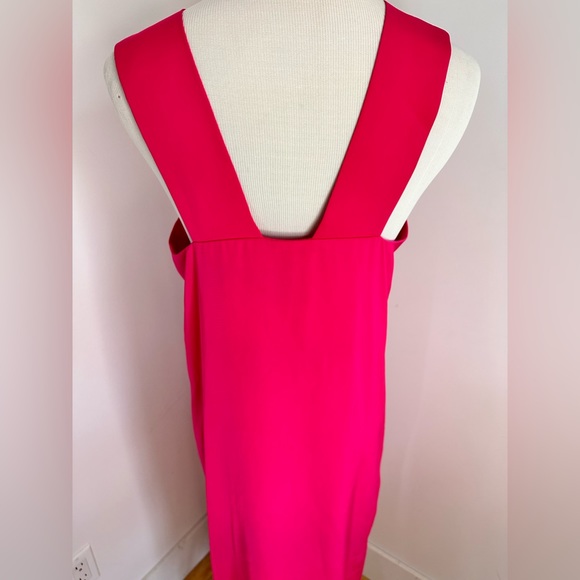 3/$15 Lila Rose Fuchsia Summer midi Dress - Picture 7 of 8